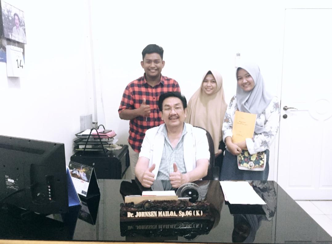 Diskusi Bersama Pembimbing P2KD, dr. Johnsen Mailoa, Sp.OG(K)